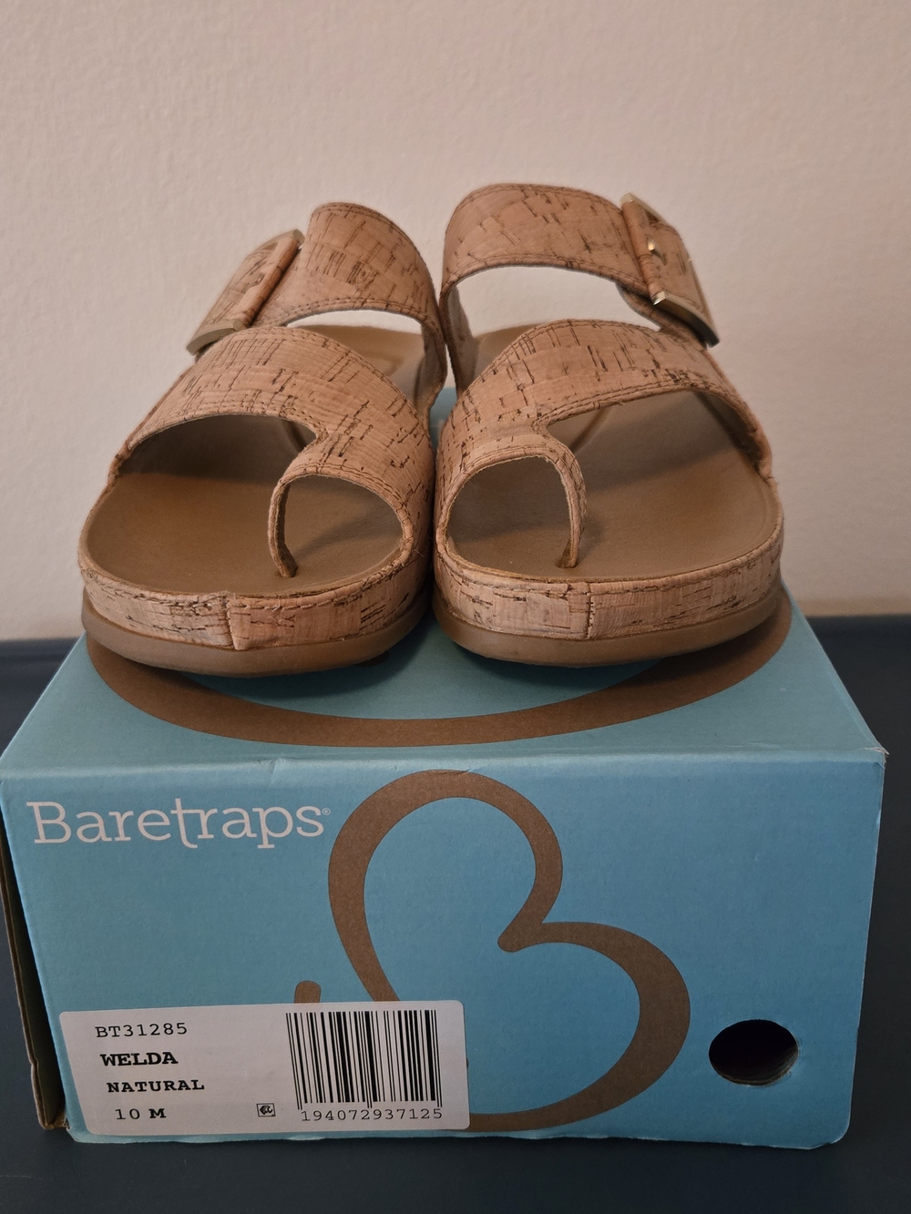 Baretraps Welda Natural Cork-Style Women's Sandal